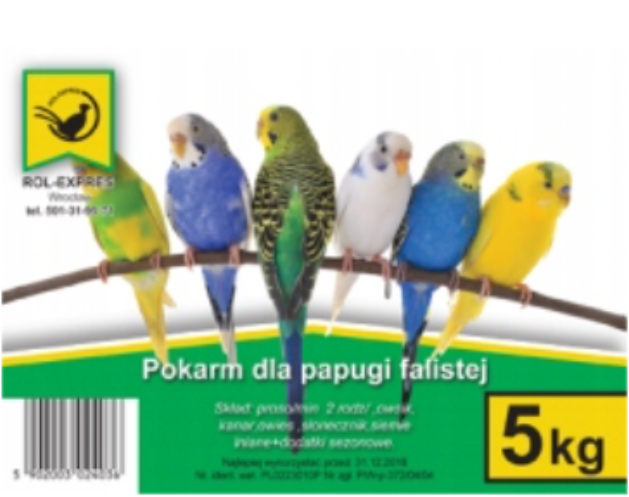Pokarm Papuga falista 5kg