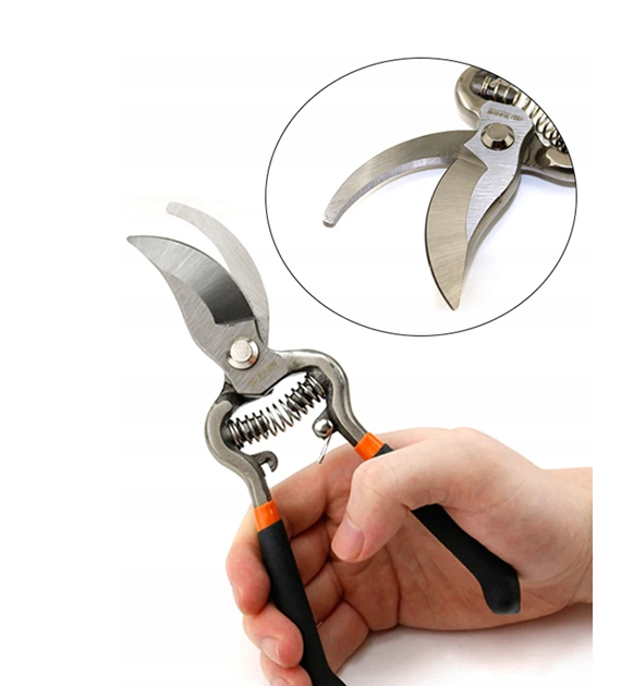 SEKATOR 7 1/2  DO ZAWIĄZKÓW NIERDZEWNY,ZAGIĘTY