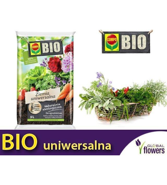 COMPO BIO Ziemia uniwersalna 5l /140/