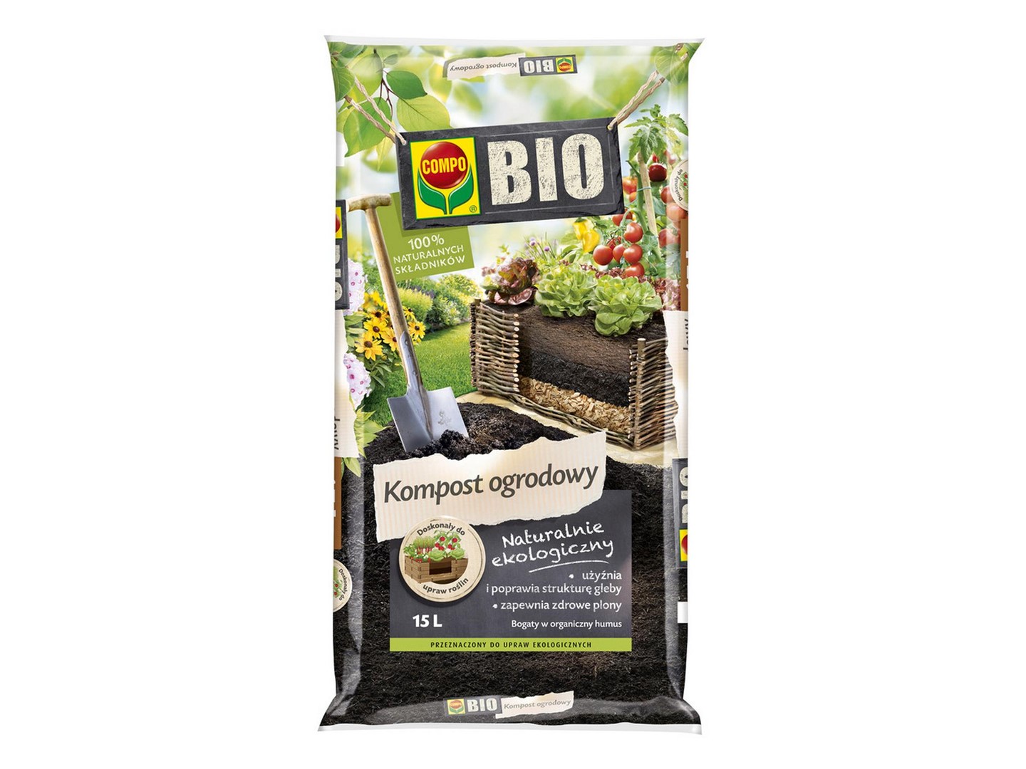 COMPO BIO Kompost ogrodowy 15l