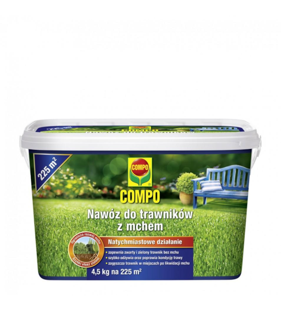 COMPO Nawóz do trawnikw z mchem 4,5kg