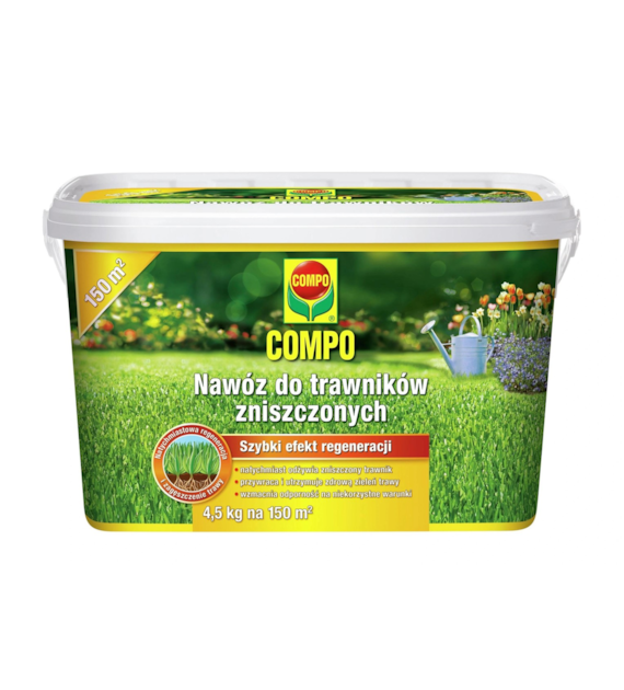 COMPO Nawóz do trawników zniszczonych  4.5kg