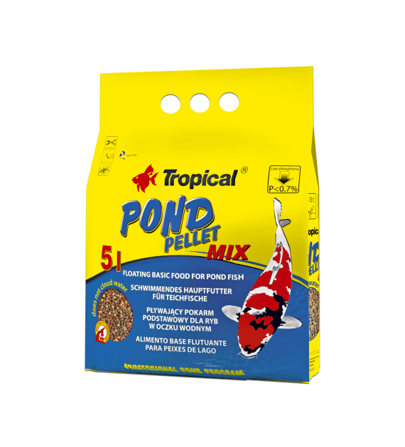 Tropical Pond Pellet mix 5l/700g dla rybek 41107