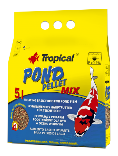 Tropical Pond Pellet mix 5l/700g dla rybek 41107