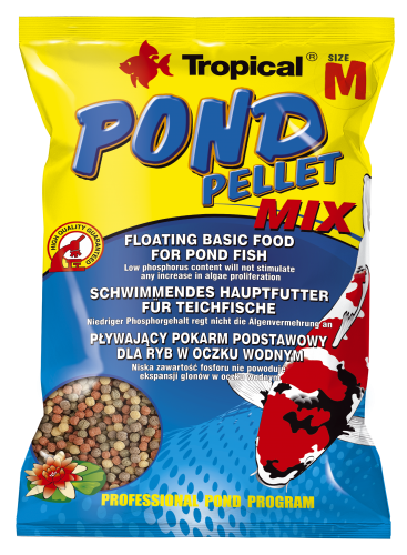 Tropical Pond Pellet mix size M 1000ml 110g 41124