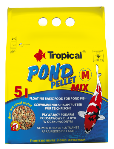Tropical Pond Pellet mix size M 5l/550 g 41127