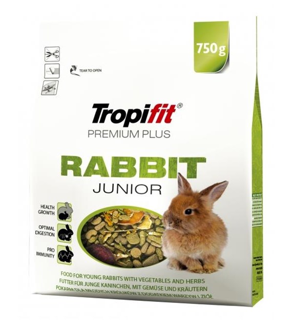 Tropical Rabbit Junior Tropifit dla królika 750g