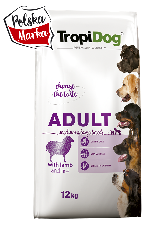 TROPICAL Premium adult M&L Lamb&Rice 12kg