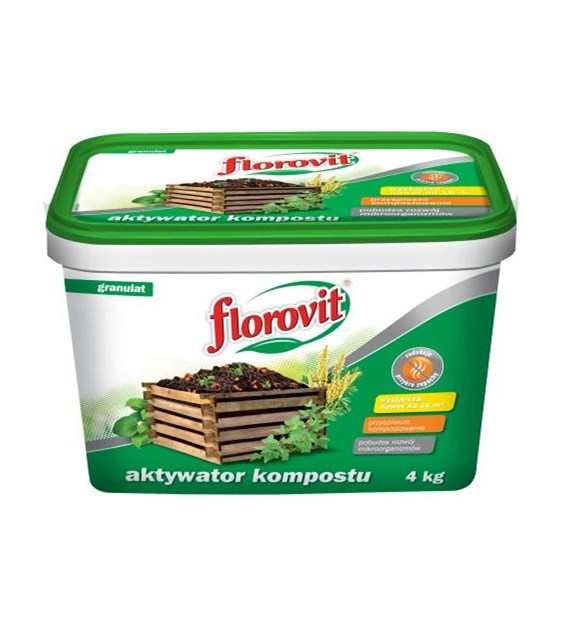 FLOROVIT Aktywator kompostu 4kg wiaderko