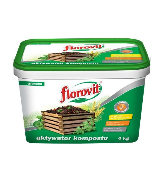 FLOROVIT Aktywator kompostu 4kg wiaderko