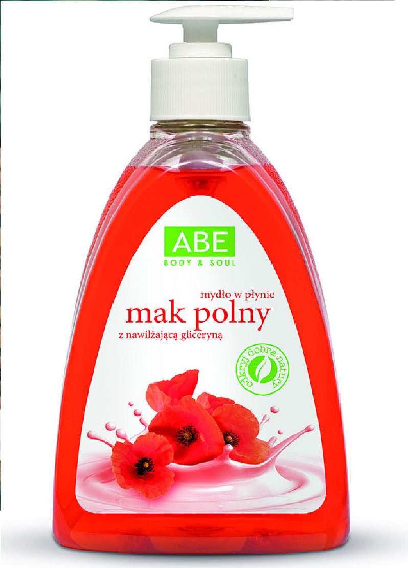 ABE Mydło w płynie mak polny 500ml