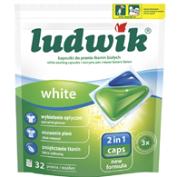 LUDWIK Kapsułki do prania tkanin White 10szt /6/