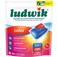 LUDWIK Kapsułki do prania tkanin Color 10szt /6/