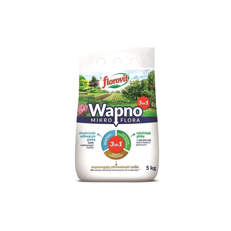 FLOROVIT Mikroflora (3w1) wapno z kwasami 5kg