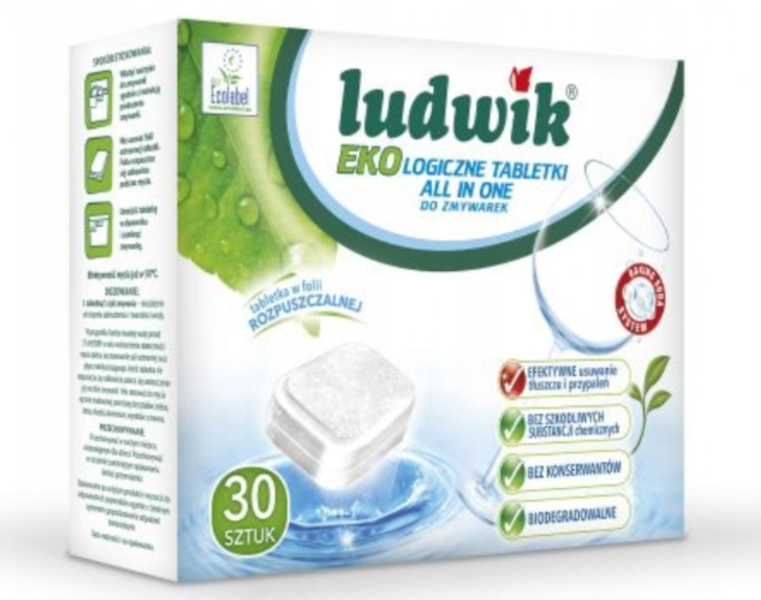 LUDWIK Ekologiczne tabletki do zmywarek 30szt /7/