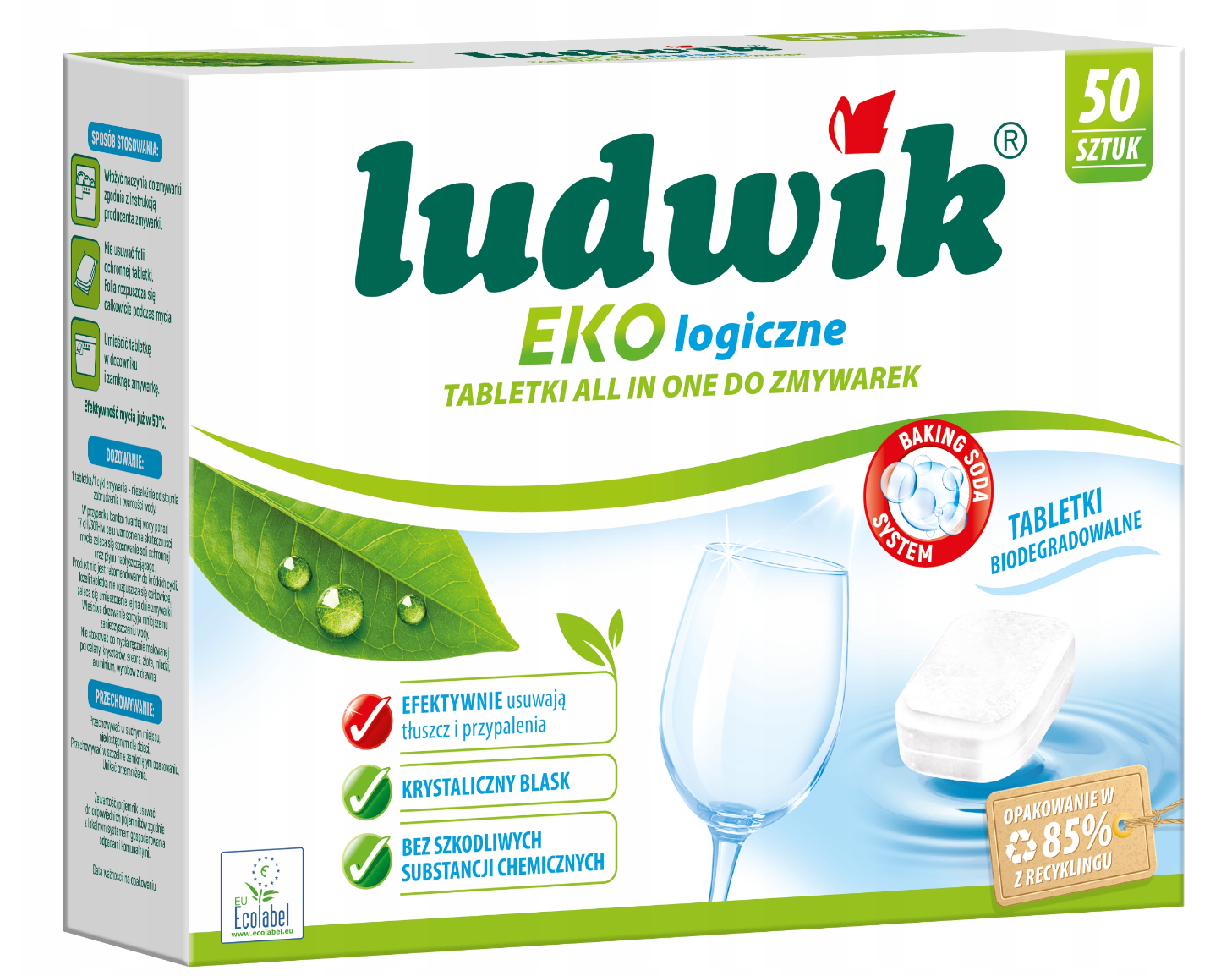 LUDWIK Eko tabl do zm all in one 50szt