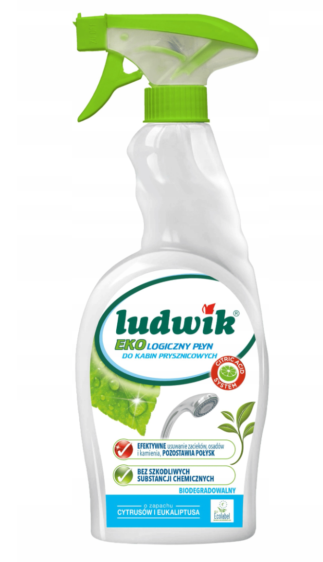 LUDWIK Ekologiczny płyn do kabin prysznic. 750ml 6
