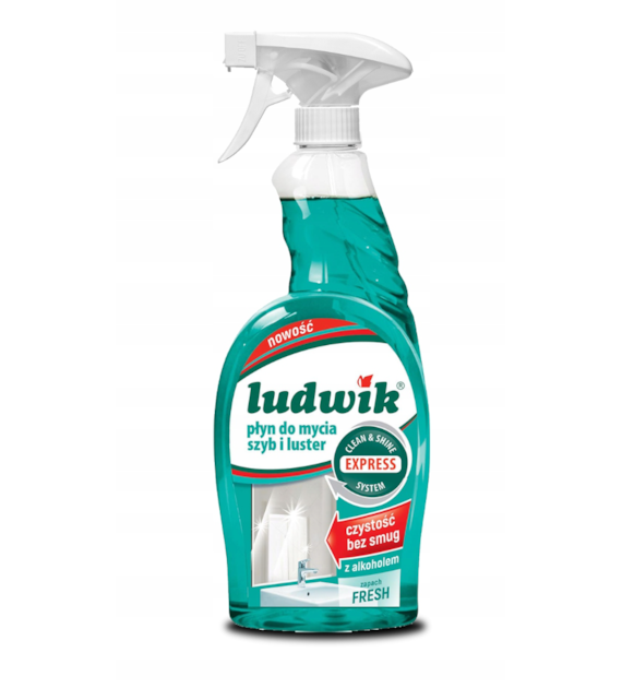 LUDWIK Płyn do mycia szyb i luster Fresh 750ml