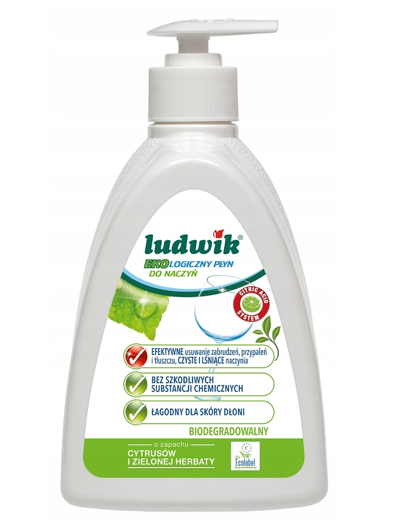 LUDWIK Eko płyn do mycia naczyń 475 ml