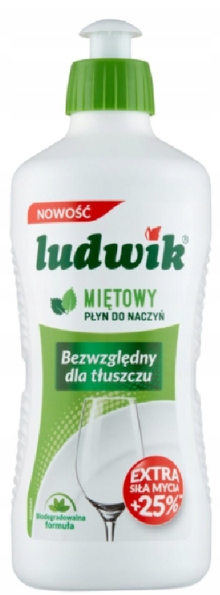LUDWIK płyn do mycia naczyń miętowy 450g