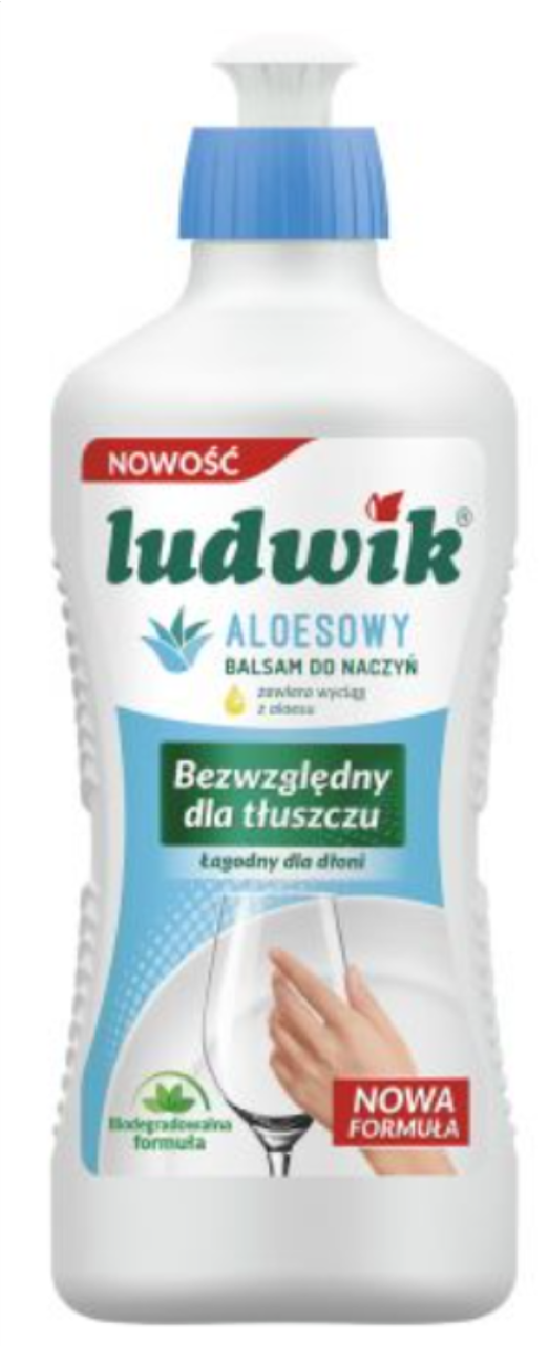LUDWIK Balsam do mycia naczyń aloesowy 900g /12/