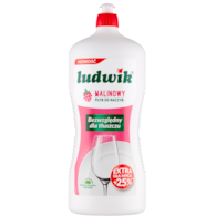 LUDWIK Płyn do naczyń malinowy 1,35g /9/