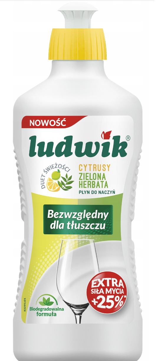 LUDWIK płyn do mycia naczyń cytrusy ziel.herb.450g