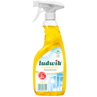 LUDWIK Płyn do szyb i glazury alkohol+lemon 600ml