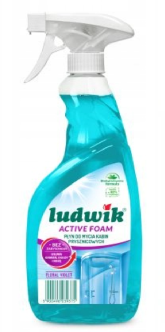 LUDWIK Płyn do mycia kabin prysznicowych 600ml