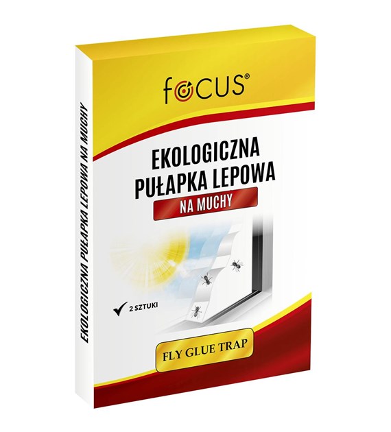AGROSIMEX FOCUS PUŁAPKA LEPOWA NA MUCHY 2szt.