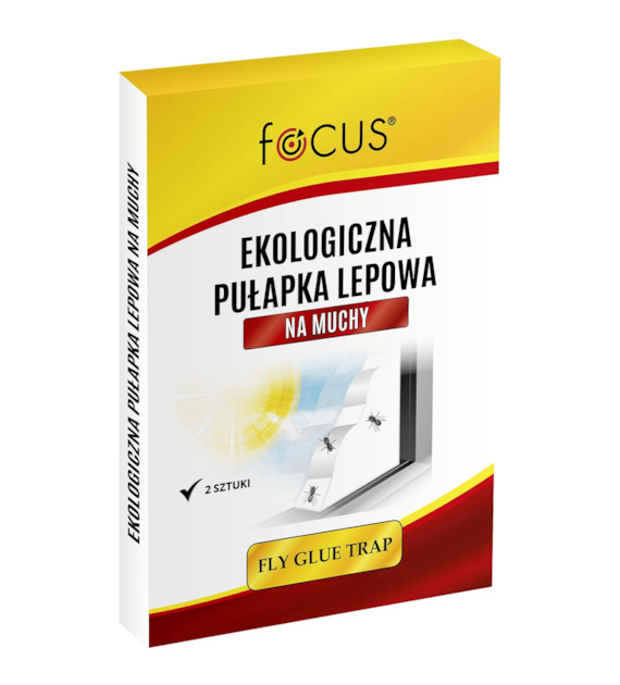 AGROSIMEX FOCUS PUŁAPKA LEPOWA NA MUCHY 2szt.