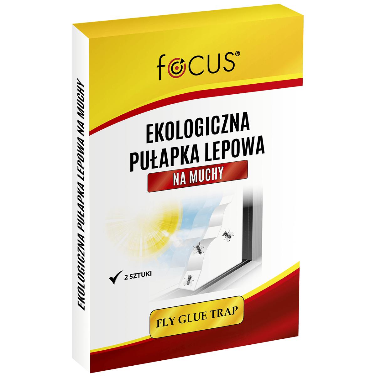 AGROSIMEX FOCUS PUŁAPKA LEPOWA NA MUCHY 2szt.