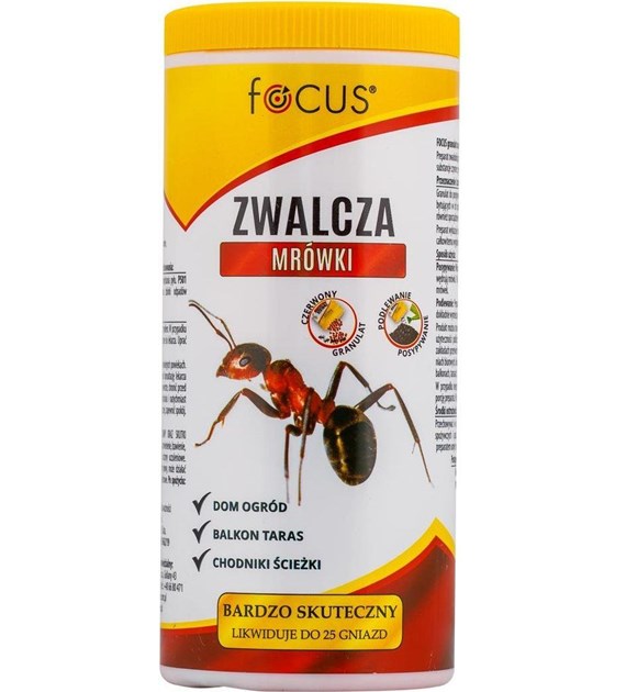 AGROSIMEX Granulat na mrówki 250g Focus /solniczka