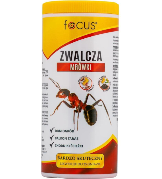 AGROSIMEX Granulat na mrówki 450g Focus /solniczka