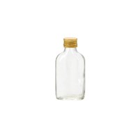 Butelka 100ml piersiówka + zak. 6275 WYG100P