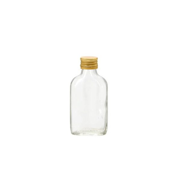 Butelka 100ml piersiówka + zak. 6275 WYG100P