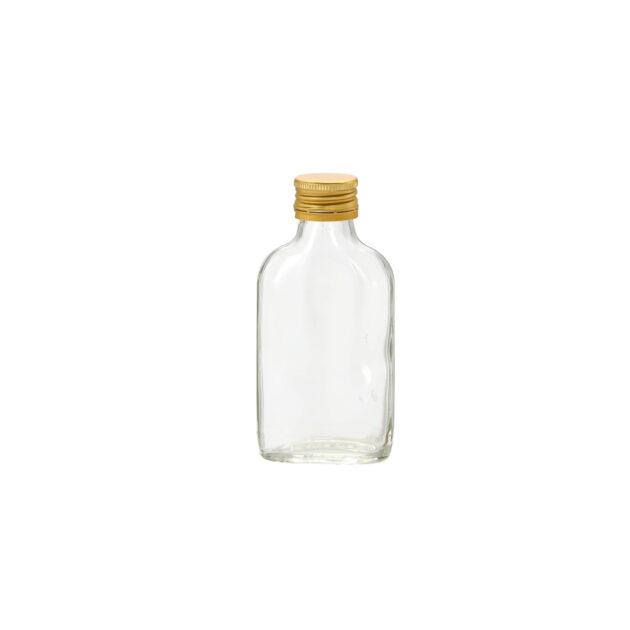 Butelka 100ml piersiówka + zak. 6275 WYG100P