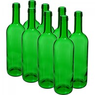 BUTELKA NA WINO 0,75L ZIELONA /8/ 0617