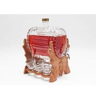 Beczułka szklana 1,5l z kranikiem  8369
