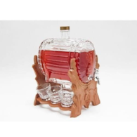 Beczułka szklana 1,5l z kranikiem  8369