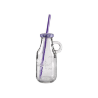 Butelka 300ml z zakrętką i rurką BUS7603