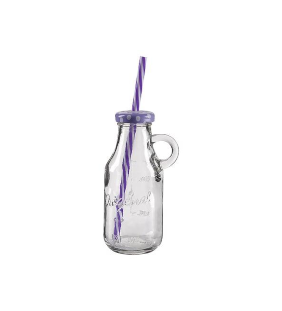 Butelka 300ml z zakrętką i rurką BUS7603