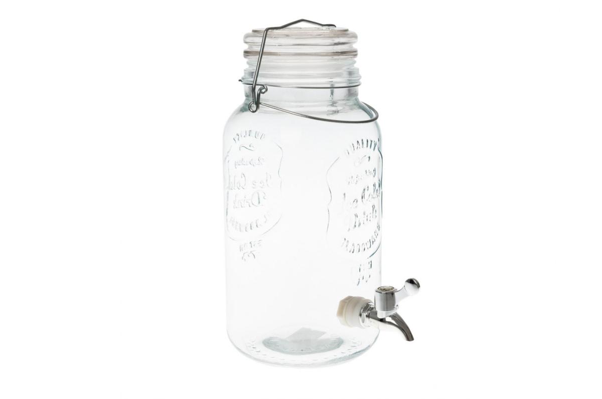 Beczułka szklana z kranem 3,8l 1240