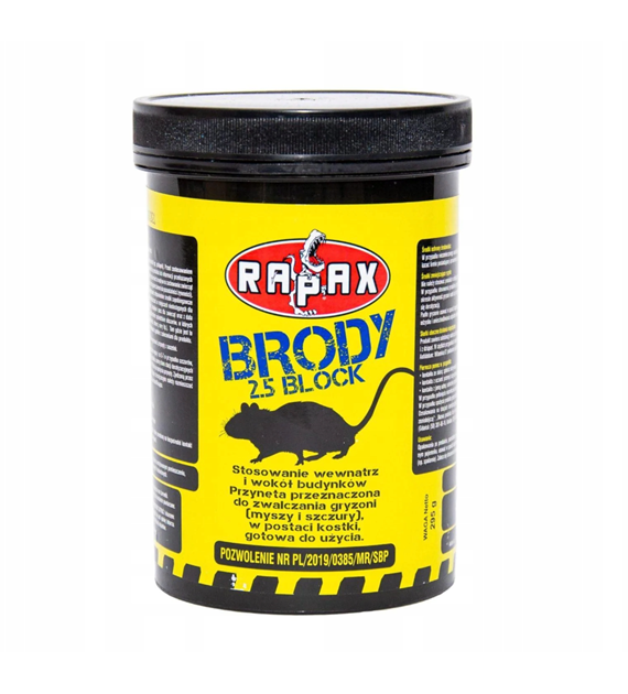 TRUTKA Kostka na gryzonie BRODY 2.5 BLOCK RAPAX