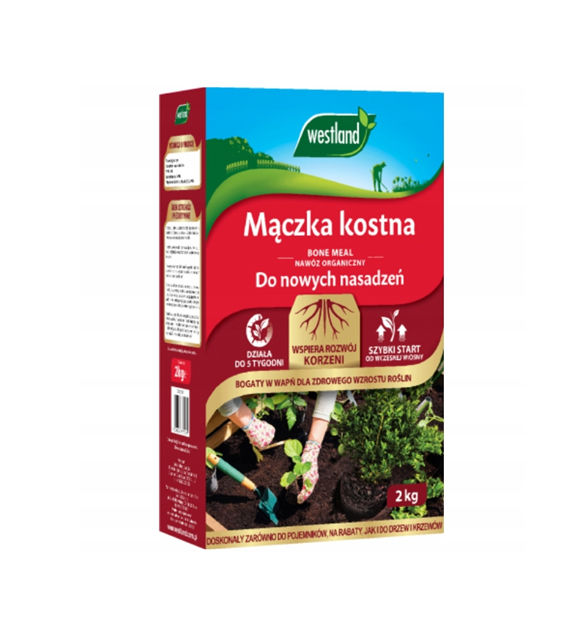 WESTLAND Nawóz Mączka kostna do roślin zielon. 2kg