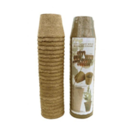 JIFFY Doniczki torfowe okragle 10x8/24 hobby /45/