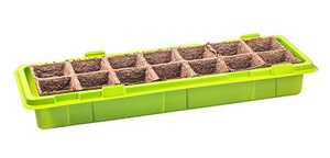 Miniszklarenka 47x16x13 zielona do don torf 6x6