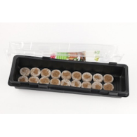 JIFFY zestaw krążki torfowe + miniszklarenka 47x26