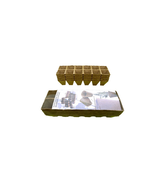 JIFFY Doniczki torfowe kwadratowe 5x5/60 hobby