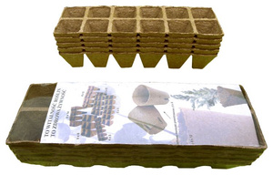 JIFFY Doniczki torfowe kwadratowe 5x5/60 hobby